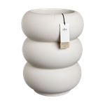 amber roll high 43cm leinenweiß